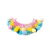 Pink Blue Yellow Dog Collar Handmade Knitted Necklace Collar Pet Crochet Scarf Bib
