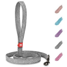 Recycled Cotton Dog Leash 10 Ft Eco Friendly Reflective Dog Leash for Medium Dogs Strong Leashes for Large Breed