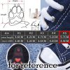 4 Pcs Dog Shoes Pet Dog Casual Canvas Shoes Dog Canvas Boots, 5# Blue