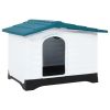 Dog House Blue 35.6" x 26.8" x 26" Polypropylene