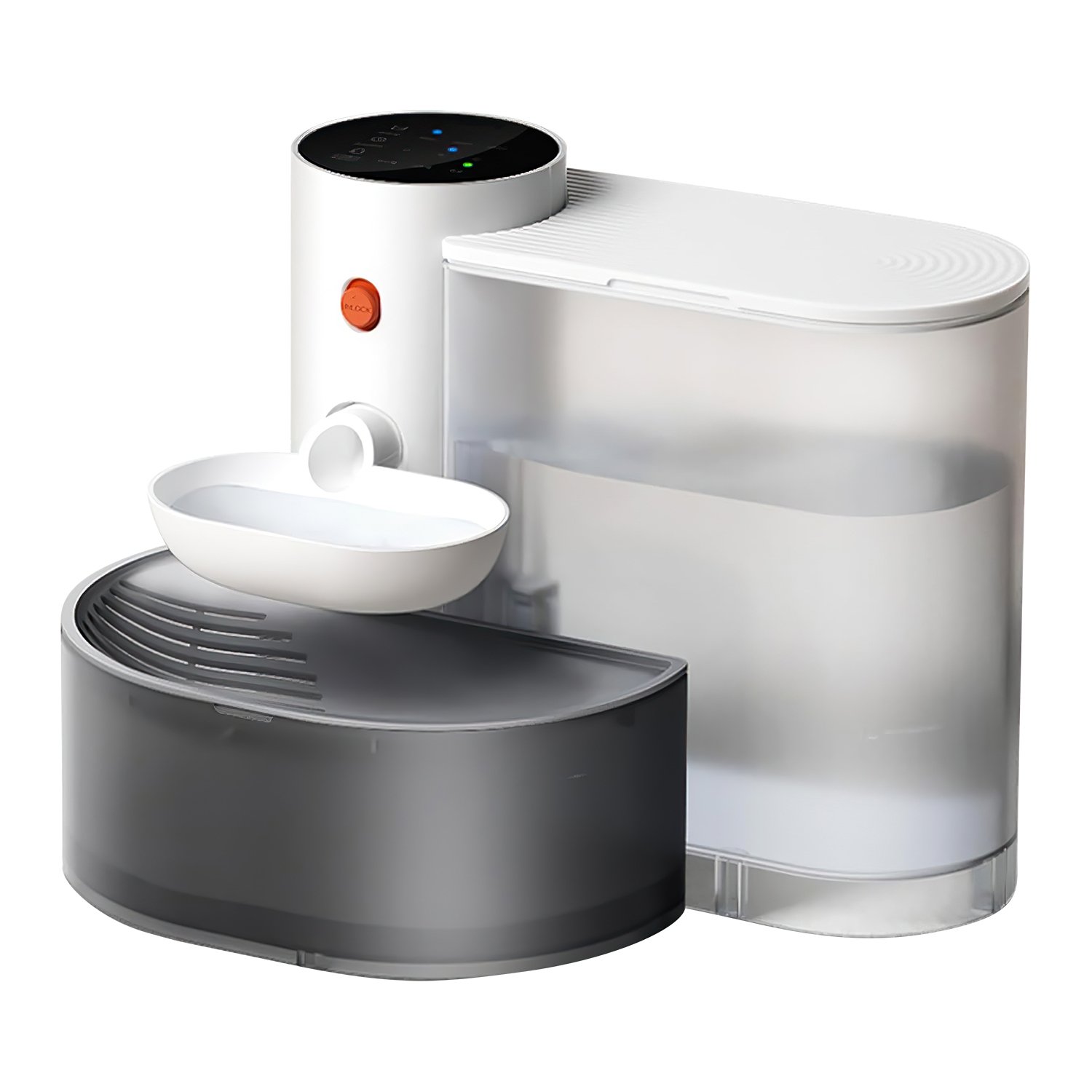 1Pc Smart Pet Water Fountain Automatic Dog Water Dispenser 3L Cordless Rechargeable Dog Water Fountain Self-Refill With 3 Adjustable Volume 3 Time Int (Option: White)