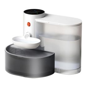 1Pc Smart Pet Water Fountain Automatic Cat Water Dispenser 3L Cordless Rechargeable Dog Water Fountain Self-Refill With 3 Adjustable Volume 3 Time Int (Option: White)