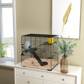 23.5" Hamster Cage (Option: Black-870x585x305 mm)