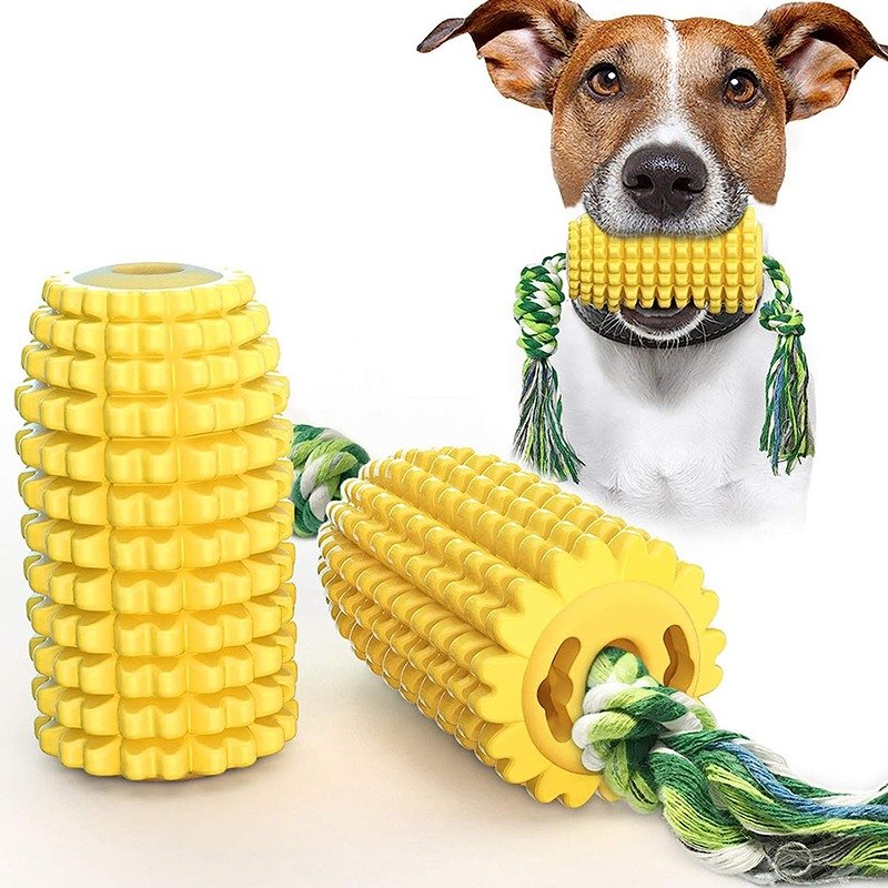 Dog Toys, Dog Toys Suitable For Strong Chewing, Durable And Chewy Squeaking Interactive Dog Toys, Small, Medium And Large Dog And Puppy Teeth Chewing (Option: Yellow)
