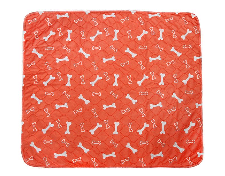 Three-layer Waterproof Pet Absorbent Pad Liner (Option: Orange-L)