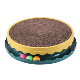 Compass Cat Scratching Post, Cat Scratching Post With Ball, Interactive Training Sports Mouse Toy With Ball, Cat Scratching Post Cat Grapple, Indoor C (Option: Cat scratching post)