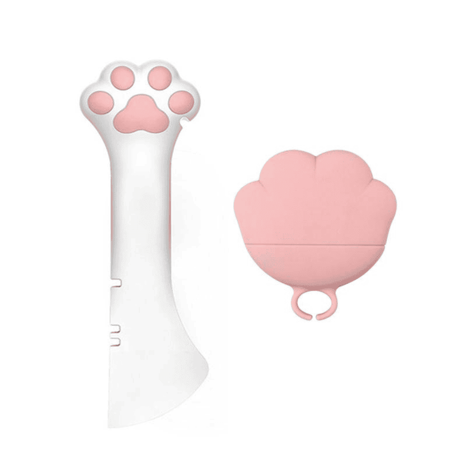 Pet Canned Spoon Jar Opener Puppy FeedingMixing Wet Dry Dog Accessories FeederShovel Tableware Multifunction Pet CannedSpoon Jar Opener Puppy (Option: Scoop the lid)