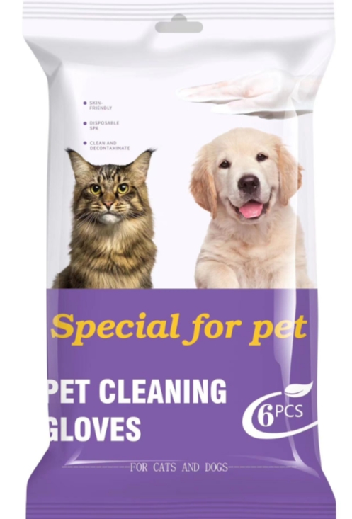 PET Cleaning  Deodorizing Bathing Wipes ForDogs And Cats, Nourish Fur Coconut OilGrooming Wipes For Dogs, Pet Cleaning GlovesWipes For Daily Care And (Option: 1PCS)