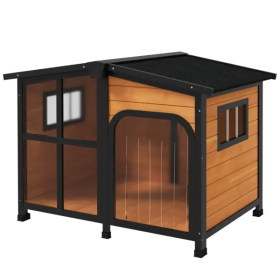 Pet Dog House- Natural Amazon Shipping Prohibited By WalMart (Option: Coffee)