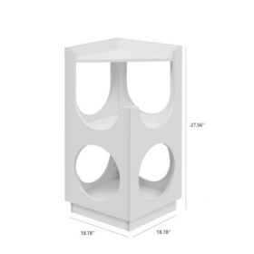 Suitable For Small And Medium-sized Cat Hollow Design Multifunctional Double-layer Cat Station (Option: White)