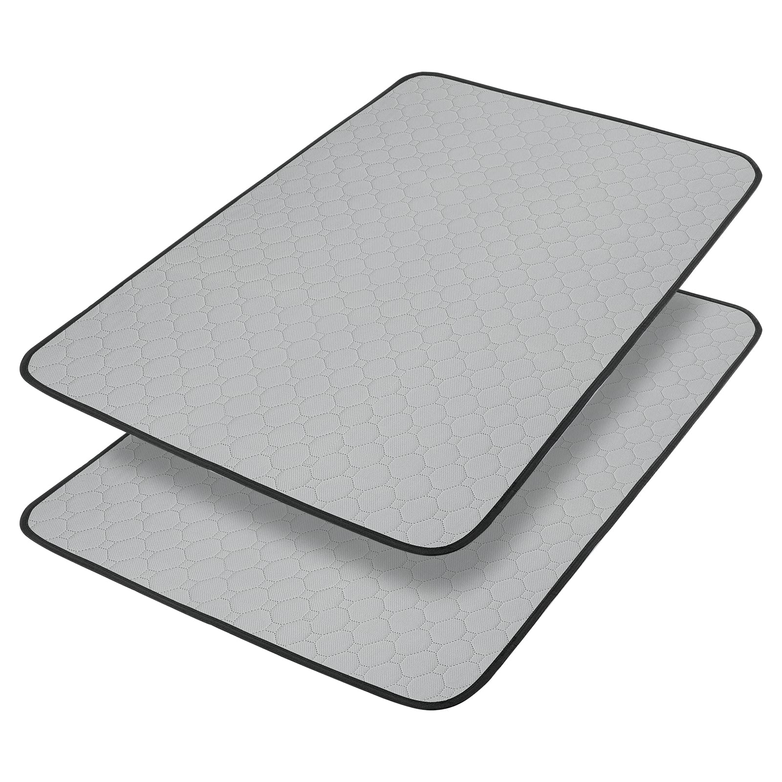 Washable Dog Urine Pad, Waterproof Toilet Training Mat For Dogs, 89.5 X 59.2 Cm - 34.5 In X 23 In, Washable Urine Pad Non-Slip Diaper Pad, For Puppies (Option: Grey)