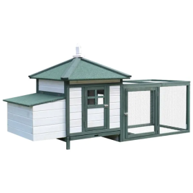 Wooden Chicken Coop Swiship-Ship Prohibited By WalMart (Option: Green)