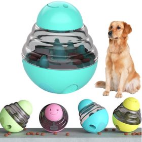 Tumbler Dog Leaky Dog Leaky Ball Bite-resistant Puzzle Training Dog Toy Feeder (colour: green)