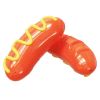 2023 New Sausage Dog Chew Toys TPR Indestructible Dog Toothbrush Toy Squeaky Fun Interactive Dog Toy for All Dogs