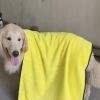 New coral velvet speed pet dry towel dog bath towel soft absorbent pet bath towel