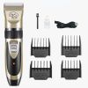 Dog Grooming Kit Clippers; Low Noise; pet grooming; Rechargeable; Pet Hair Thick Coats Clippers Trimmers Set