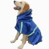 Waterproof Dog Raincoat Leisure Lightweight Dog Coat Jacket Reflective Rain Jacket with Hood for All Dogs