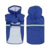 Waterproof Dog Raincoat Leisure Lightweight Dog Coat Jacket Reflective Rain Jacket with Hood for All Dogs