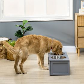 Elevated Dog Bowls with Storage (Option: Gray-700x380x200 mm)
