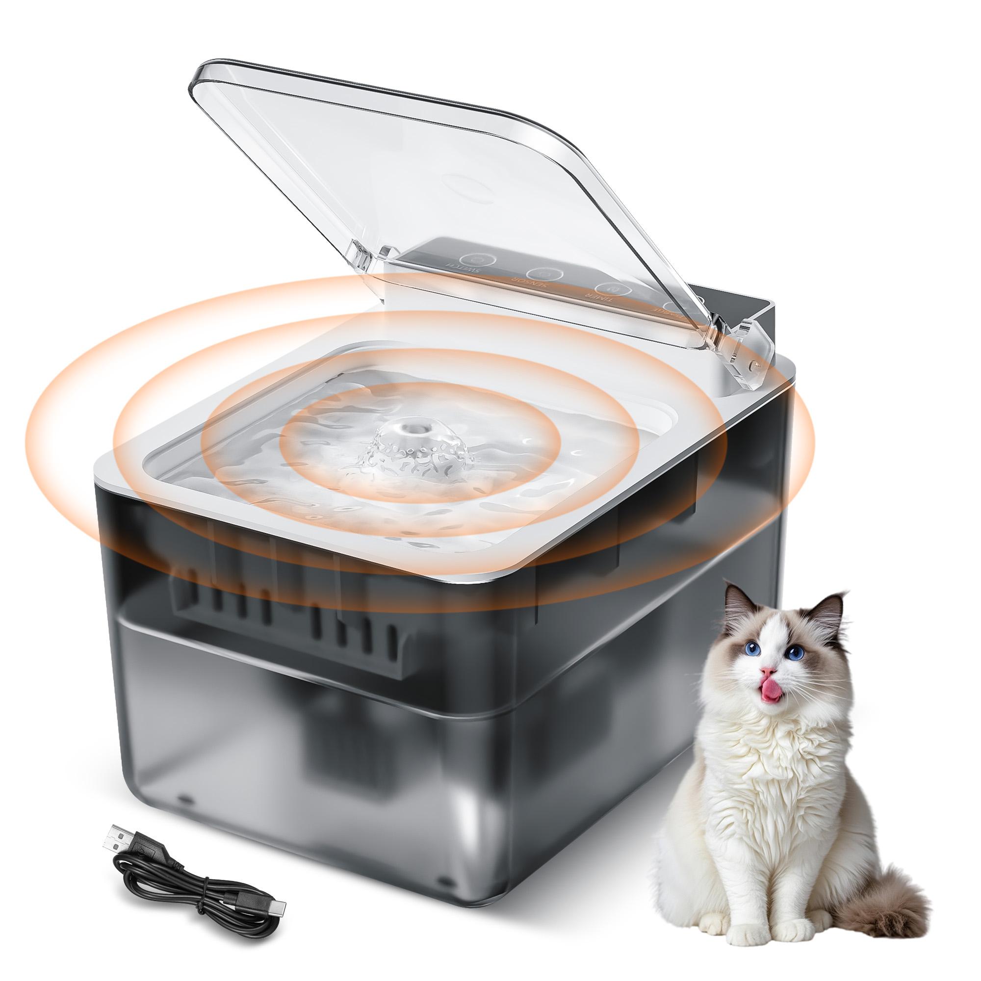 Wired Automatic Pet Fountain Dog Water Dispenser Automatic Sensing Function (Option: 3L)